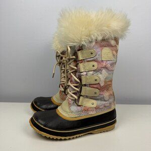 Sorel Limited Edition Fur Boots Women's Size 7